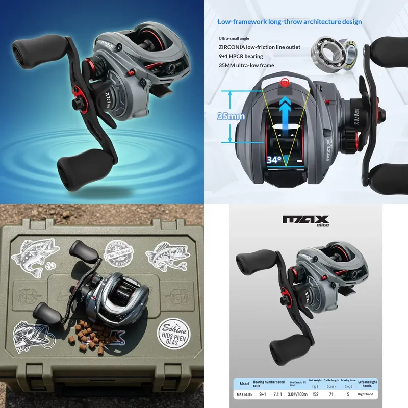 Fishing Gear - รอกตกปลา ZGLY Abu Garcia Elite Dropper