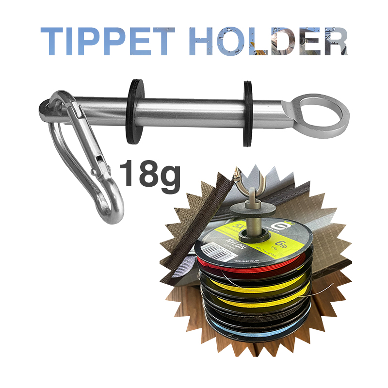 Fishing Equipment And Tools - ที่ยึดสายเคเบิลแบบพกพาสําหรับตกปลาน้ําหนักเบาเป็นพิเศษ, ขายึดคงที่, อุปกรณ์ตกปลาอุปกรณ์เสริมเครื่องมือสินค้า TIPPET HOLDER