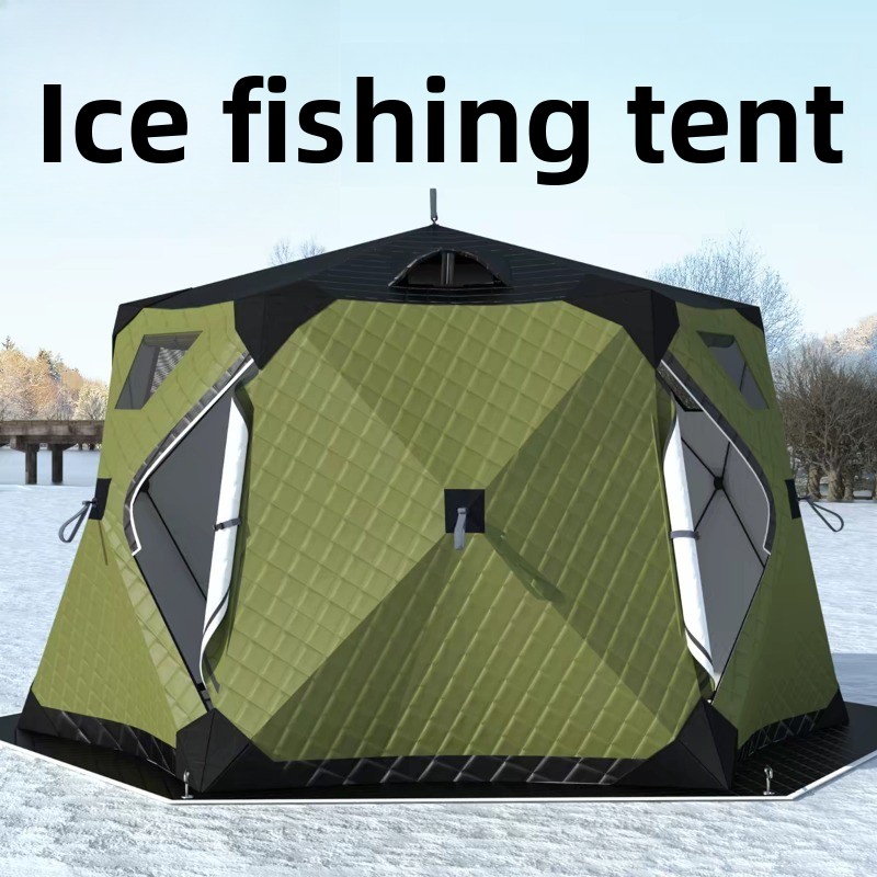 เต็นท์ตกปลาน้ำแข็งทรงหกเหลี่ยม - Fishing Equipment Needed บทวิจารณ์และราคา