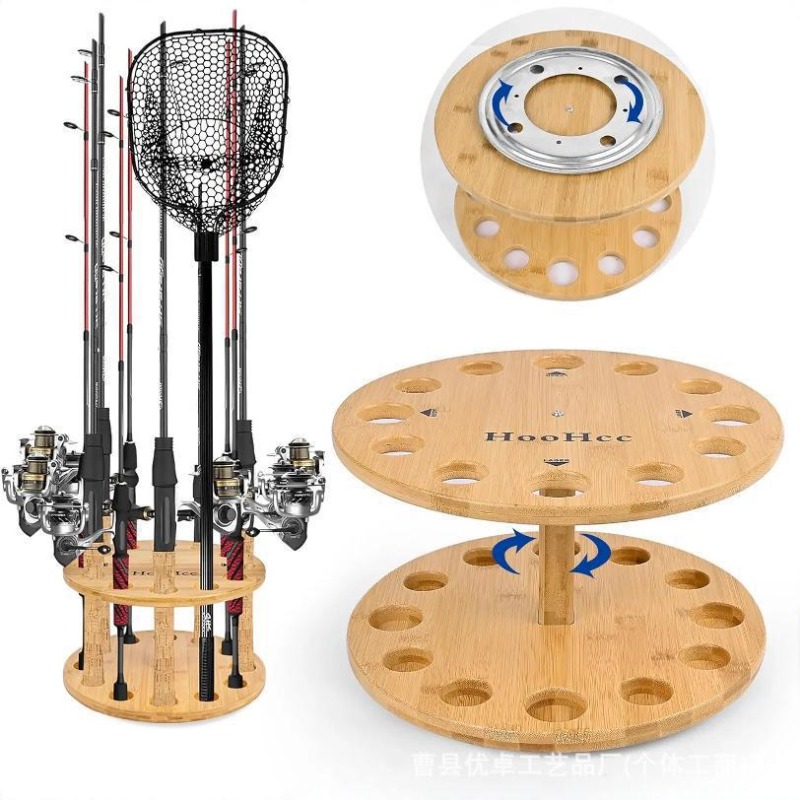 ชั้นวางคันเบ็ดตกปลาไม้เนื้อแข็ - Fishing Equipment Rod บทวิจารณ์และราคา