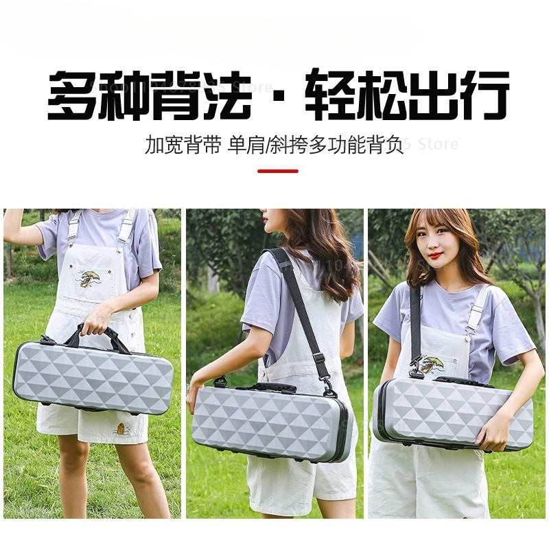 กล่องใส่คันเบ็ดแบบแข็งขนาดเล็ก - Fishing Equipment Rod บทวิจารณ์และราคา