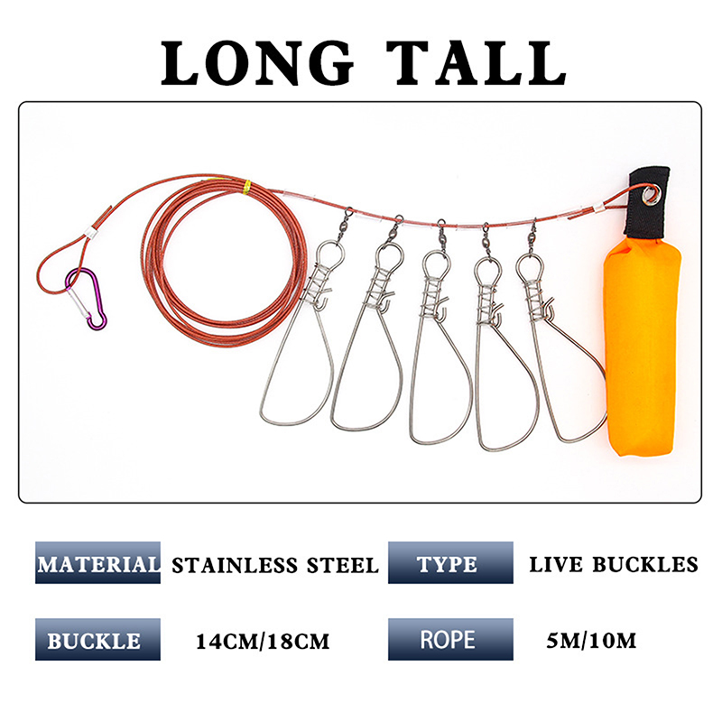 ใหม่【สายล็อคตกปลาสแตนเลสพร้อมต - Fishing Equipment And Tools บทวิจารณ์และราคา
