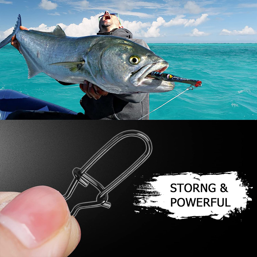 50 ชิ้น Crankbait Snaps สแตนเล - Fishing Equipment Carp บทวิจารณ์และราคา