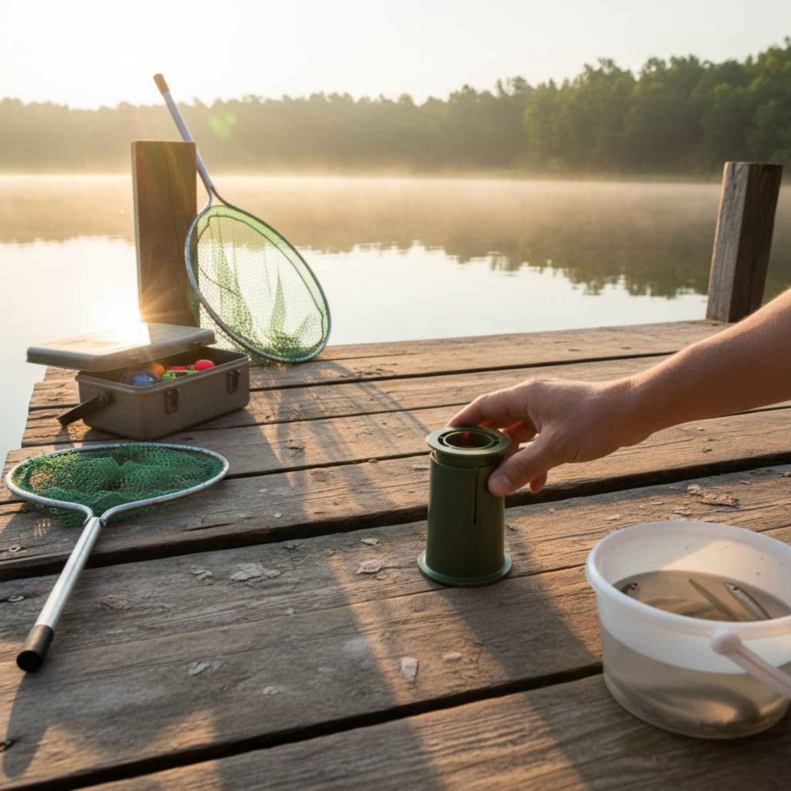เครื่องมือทำเหยื่อแบบพกพาสำหรั - Carp Fishing Tackle บทวิจารณ์และราคา